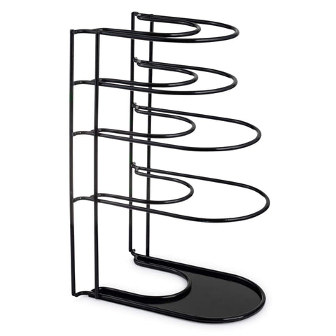 Cuisinel extra-large rack accommodates a Dutch oven on the bottom slot.