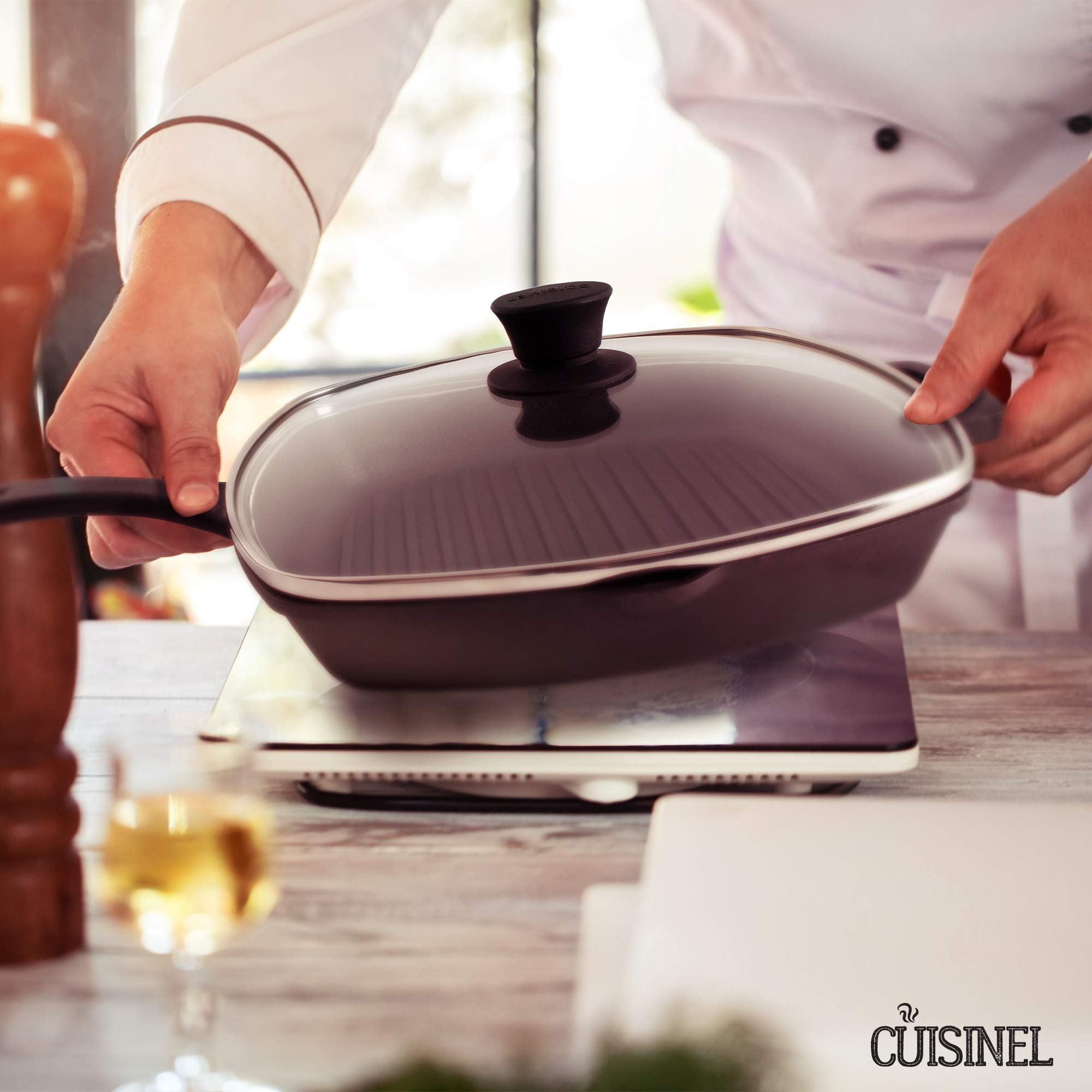 Cuisinel versatile cookware for indoor and outdoor cooking