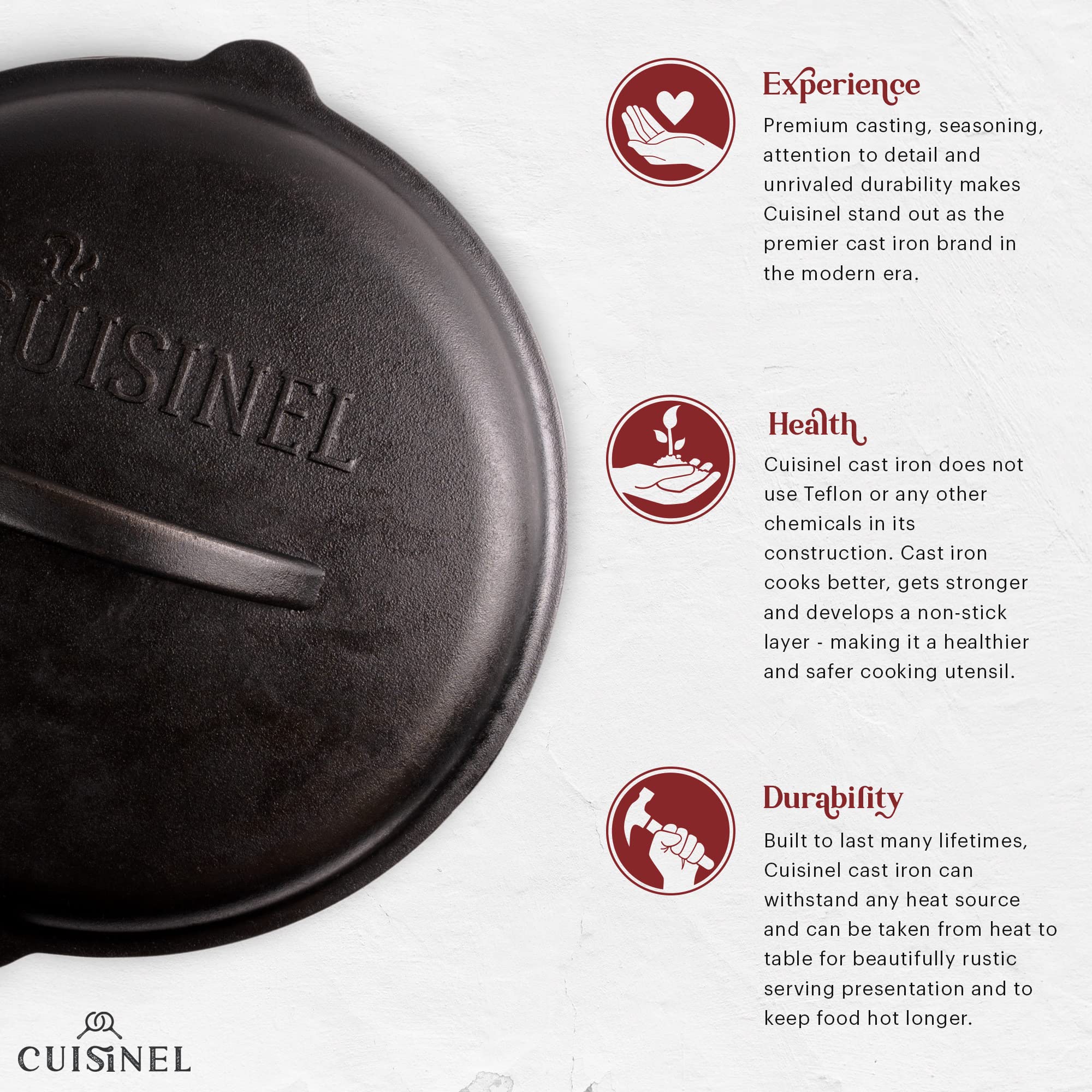 Cuisinel silicone hot handle holder providing secure grip during cooking