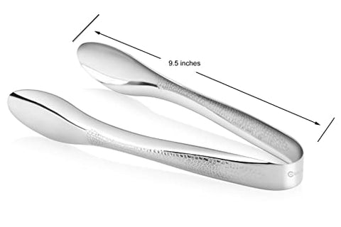 Cuisinox dishwasher-safe serving tongs 9in for easy cleanup after entertaining guests.