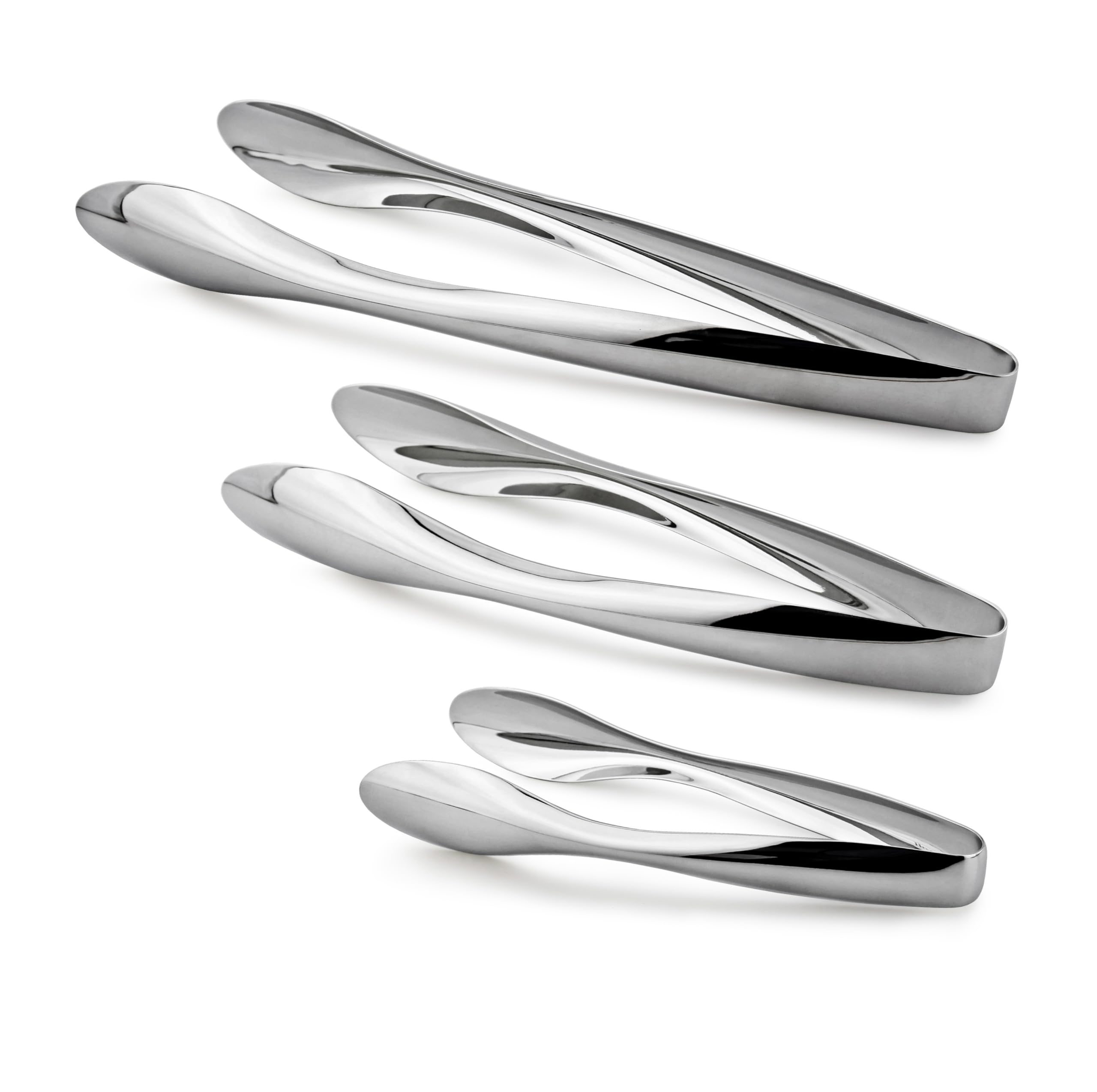 Cuisinox 6-inch tongs in use for small foods at guest gatherings.