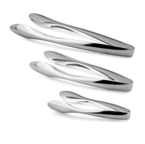 Cuisinox 6-inch tongs in use for small foods at guest gatherings.