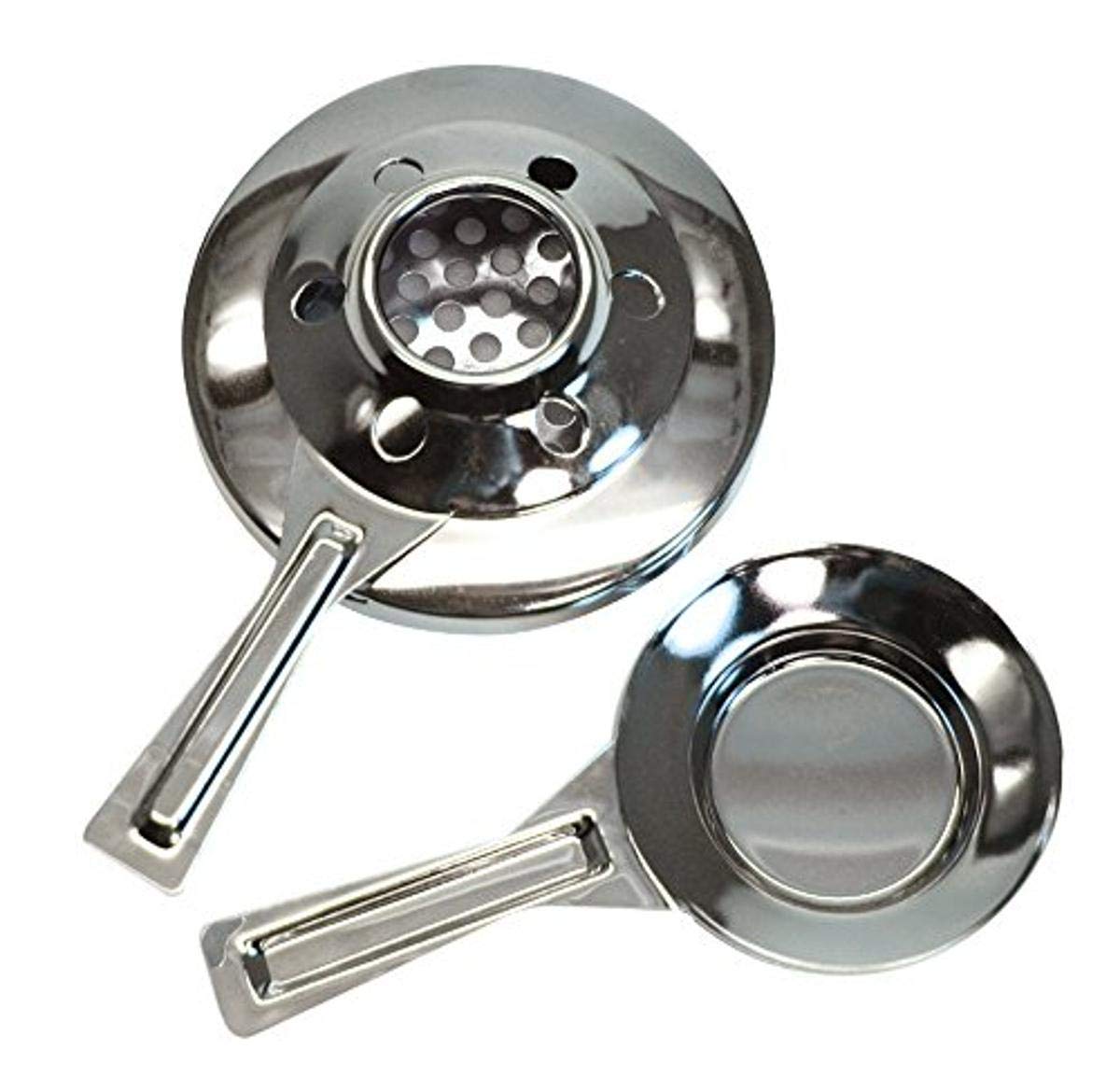 Cuisinox stainless steel fondue burner for gel or alcohol fuel, ideal for fondue nights