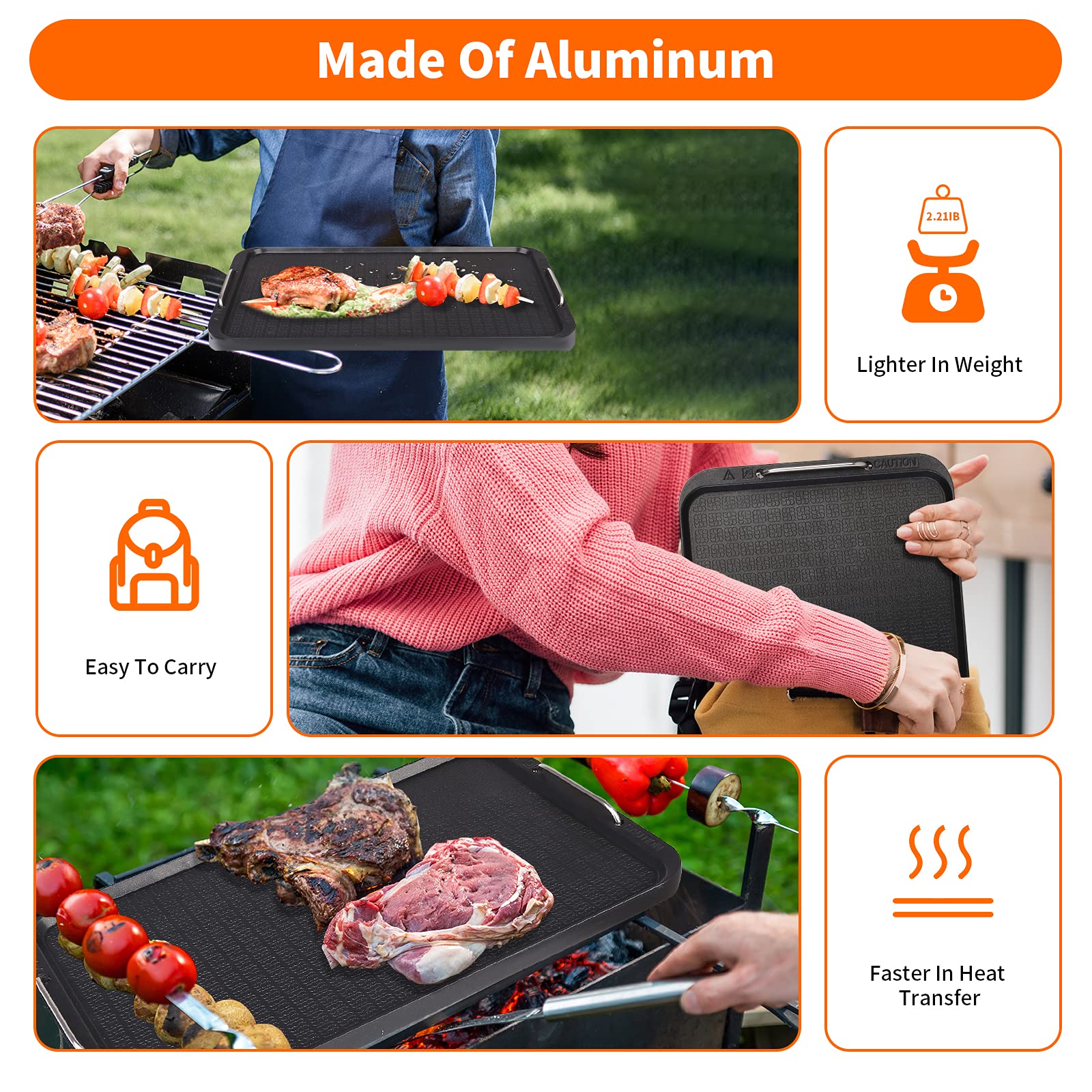 CukAid supports gas and electric stovetops for flexible kitchen use