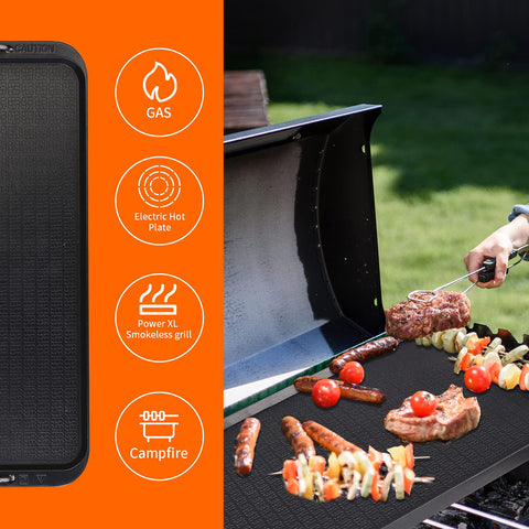 CukAid ideal for BBQ, pan frying, and searing with even browning