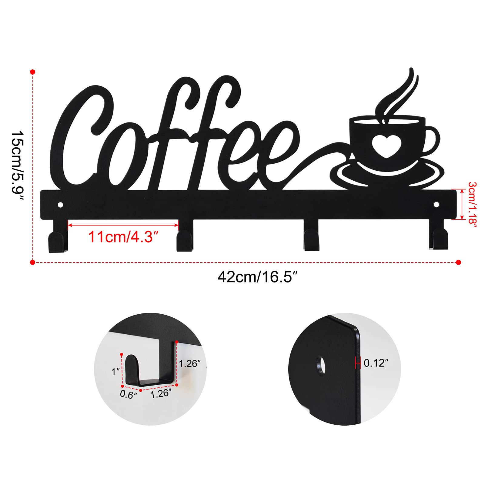 CUKE2BEET design adds stylish mug display and organization.