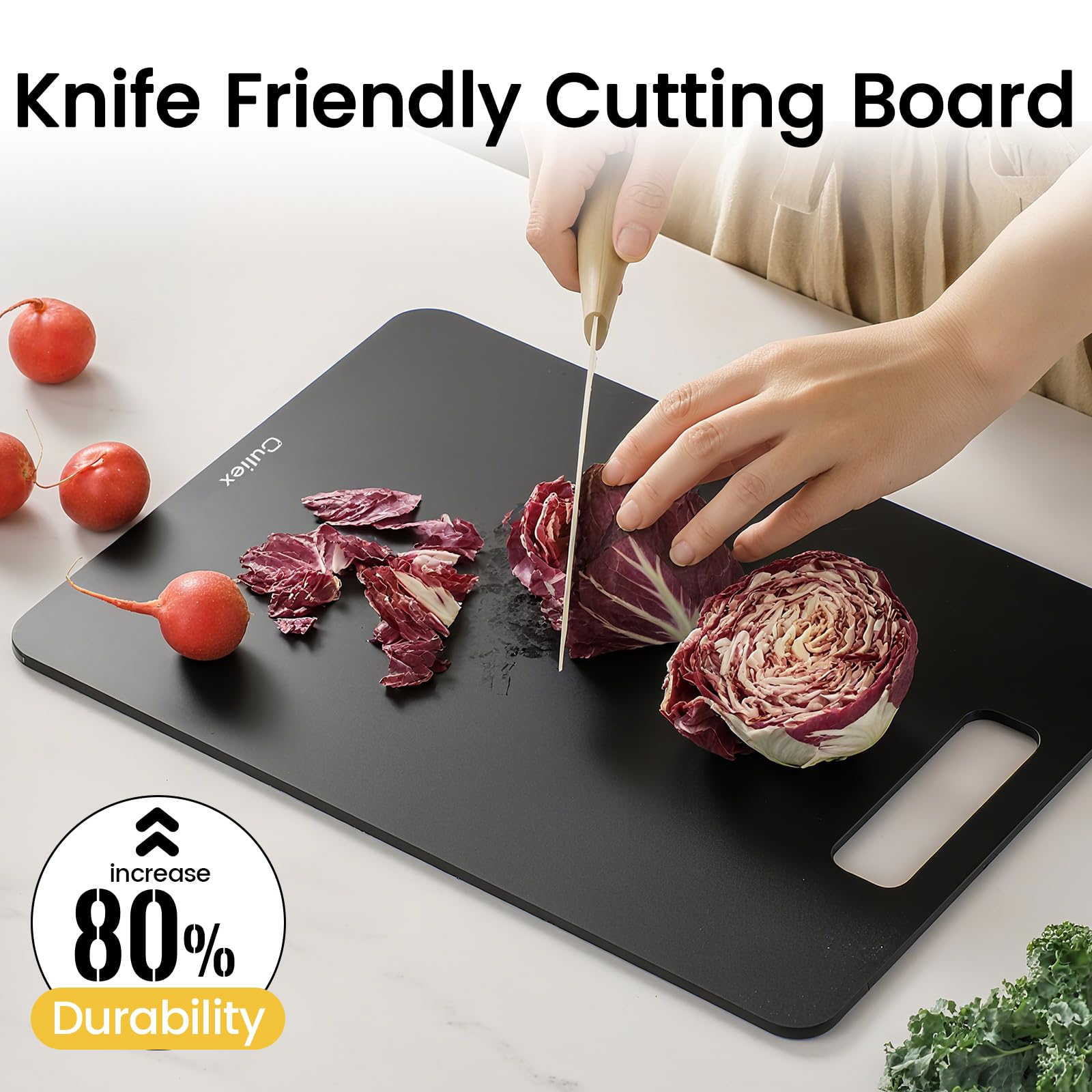 Culiex board is dishwasher safe for quick cleanup after cooking.