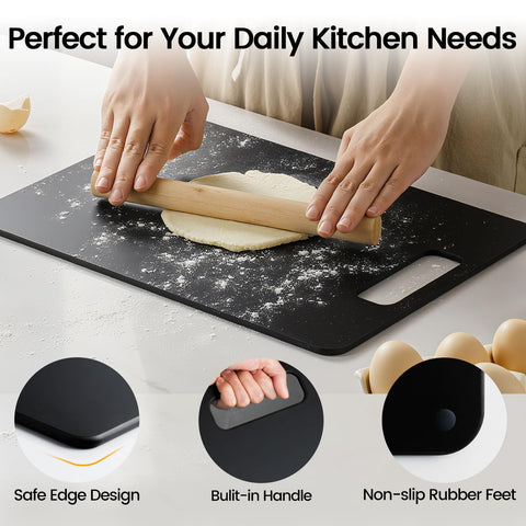 Culiex knife-friendly surface protects knives during daily chopping tasks.