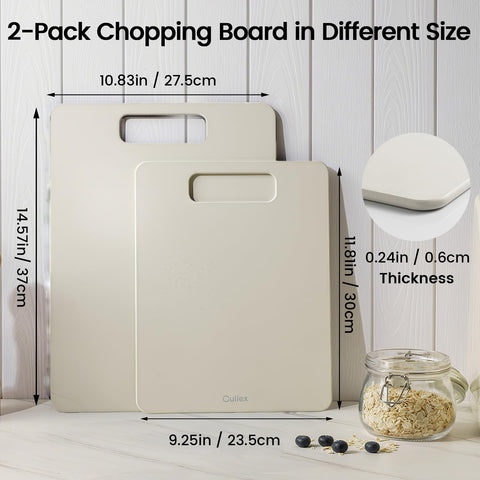 Culiex cutting board doubles as a chic serving tray.