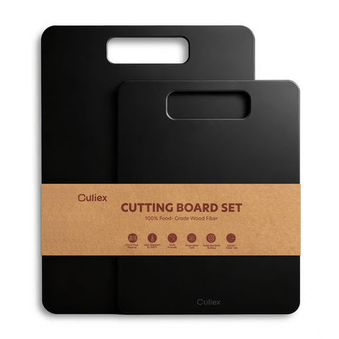 Culiex wood fiber cutting board small surface ideal for precise chopping and easy cleanup.