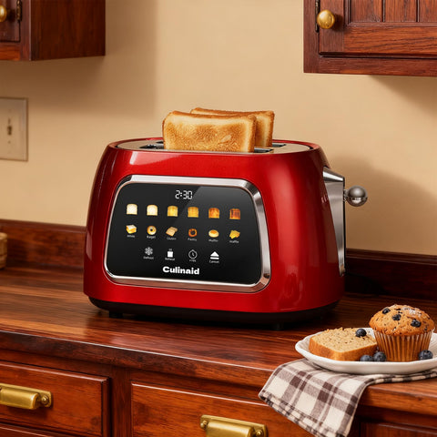 Culinaid Toaster 2 Slice bagel and defrost modes for versatile toasting.