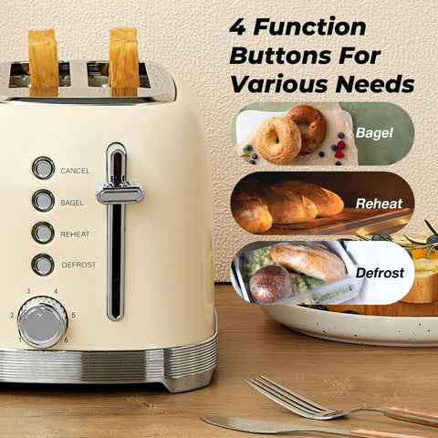 Culinaid toaster cancel function stops toasting anytime