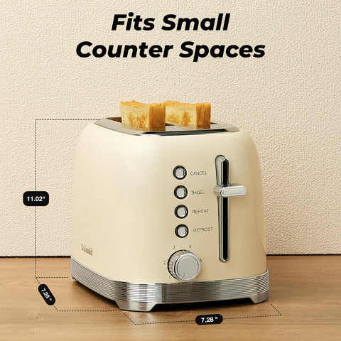 Culinaid toaster cord wrap storage keeps counters tidy
