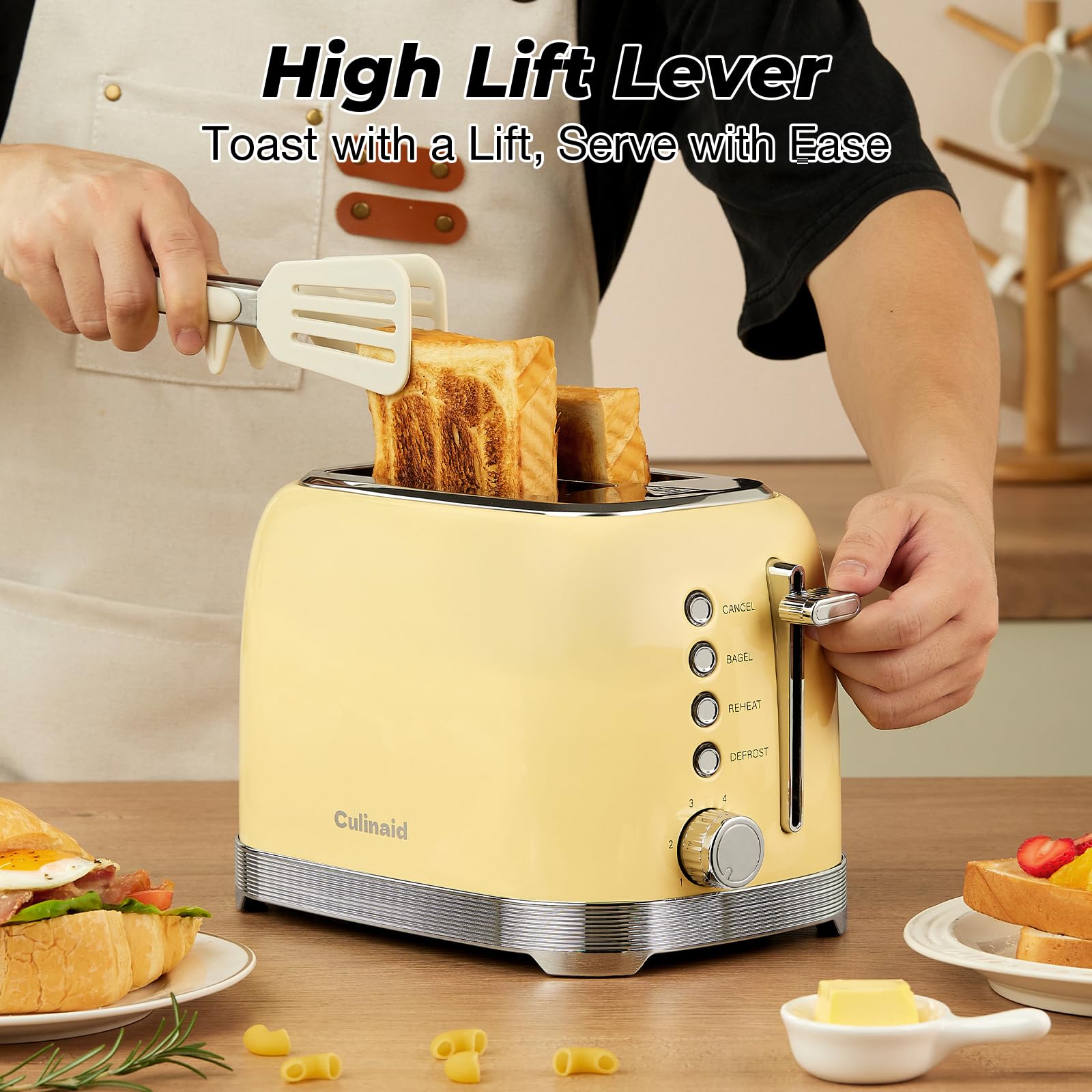 Culinaid Toaster-non-toxic-bpa-free materials ensure safe toasting.