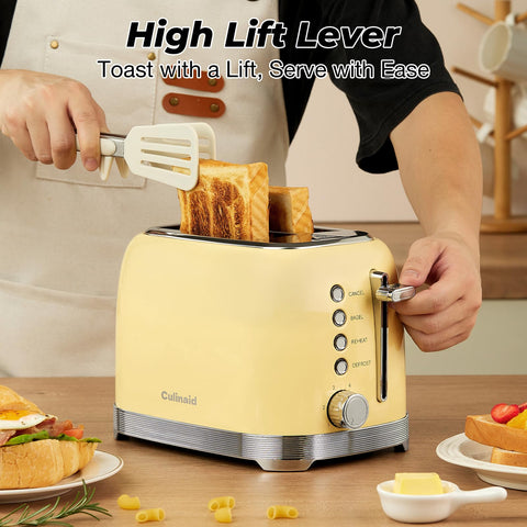 Culinaid Toaster-non-toxic-bpa-free materials ensure safe toasting.