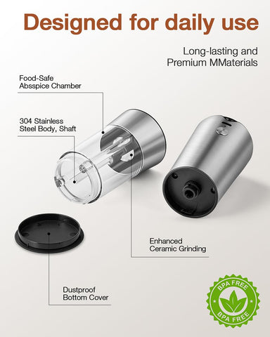CULINARY FUN stainless-steel body delivers durable, modern kitchen appeal.