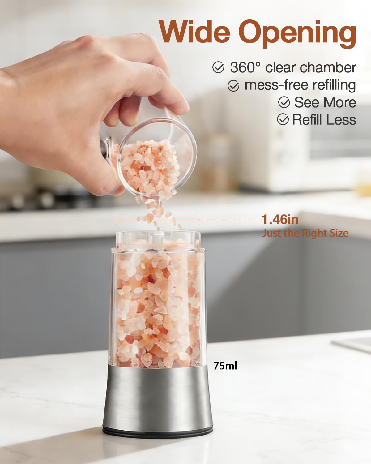 CULINARY FUN USB-C charging base keeps power handy for extended cooking sessions.