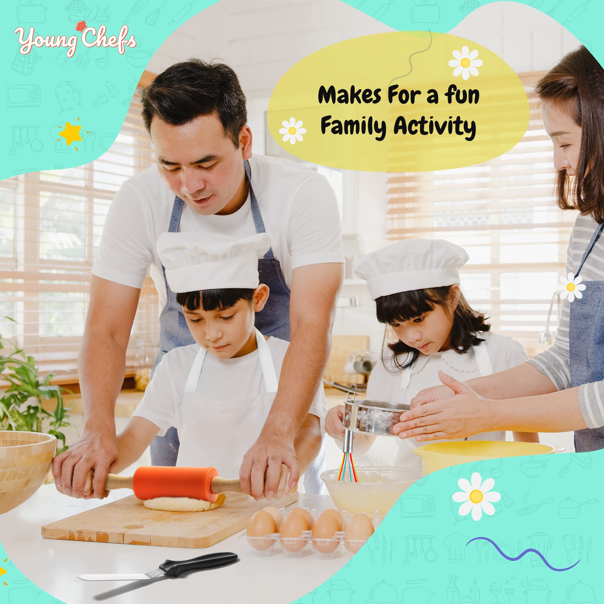 Culinary Couture Safe Tools set, non-toxic materials for peace of mind while baking.