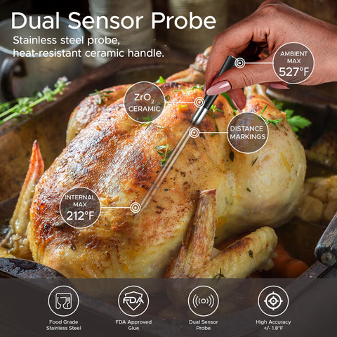 CulinaTech mobile app control provides real time cooking updates.