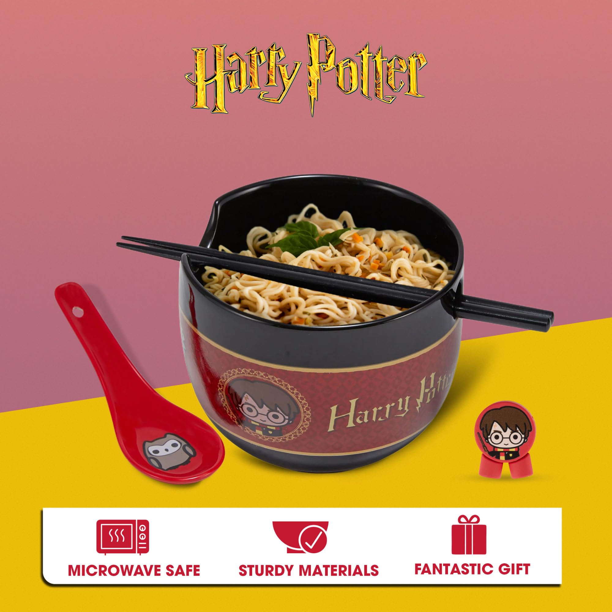 Culture Fly microwave-safe ceramic ramen bowl suitable for reheating meals directly.