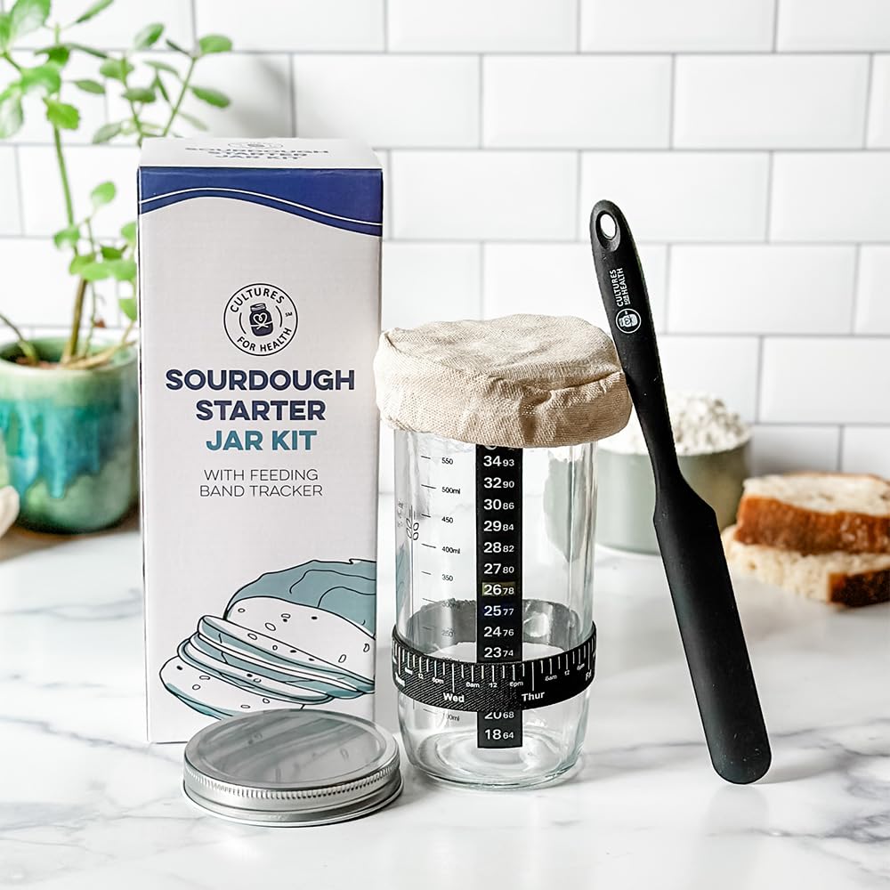 Cultures For Health mason jar with lid demonstrates secure closure for lasting starter freshness