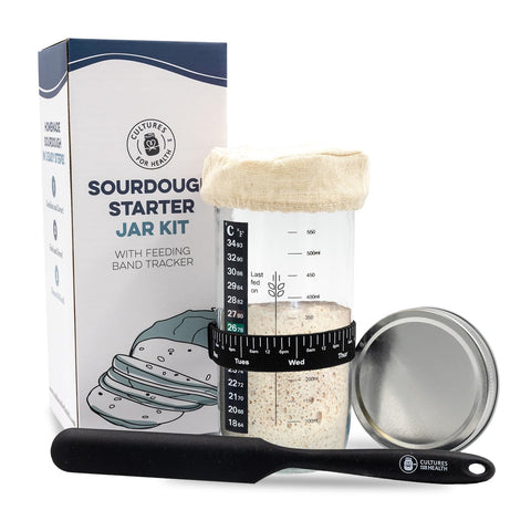 Cultures For Health sourdough starter jar for visible freshness and reliable at-home baking