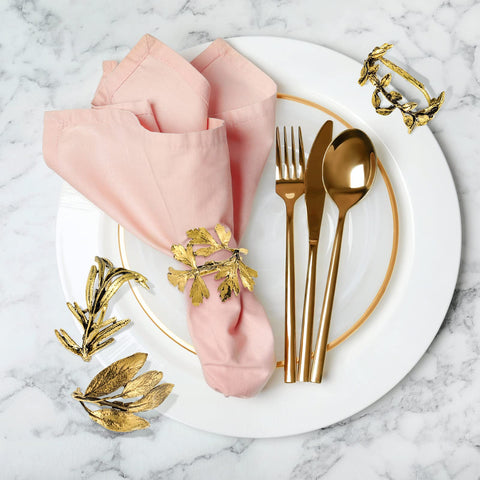 Cunhill herb napkin rings thyme design offers subtle charm for casual dinners