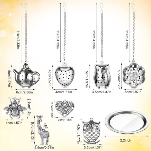 Cunhill crystal pendant tea infuser adds stylish flair to your tea ritual