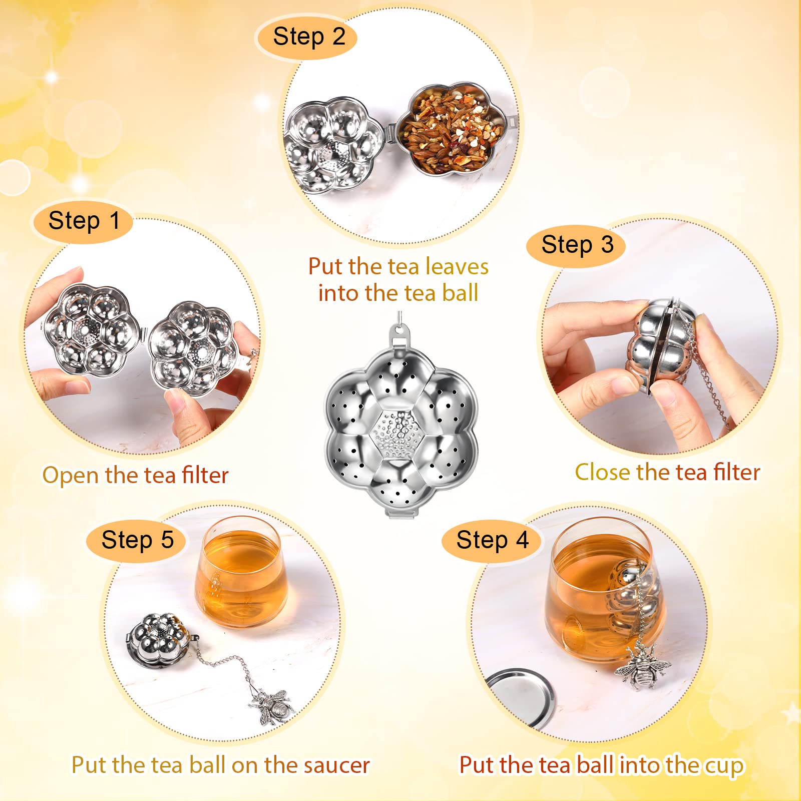 Cunhill loose tea infuser collection enables versatile flavor blends