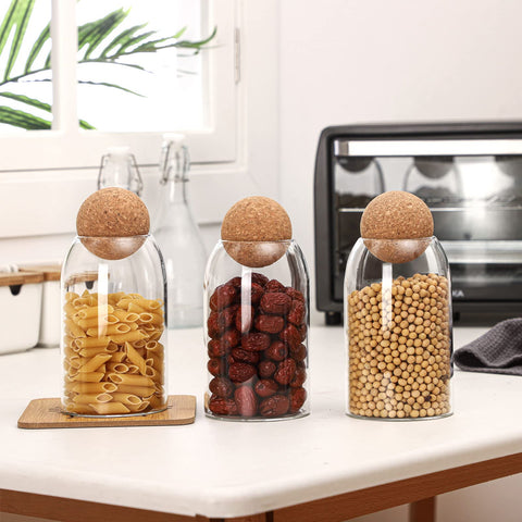 Cunhill round-mouth bottle with wooden stopper provides an airtight seal