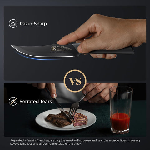 CuoCreate non-serrated blade providing clean, restaurant-grade slices