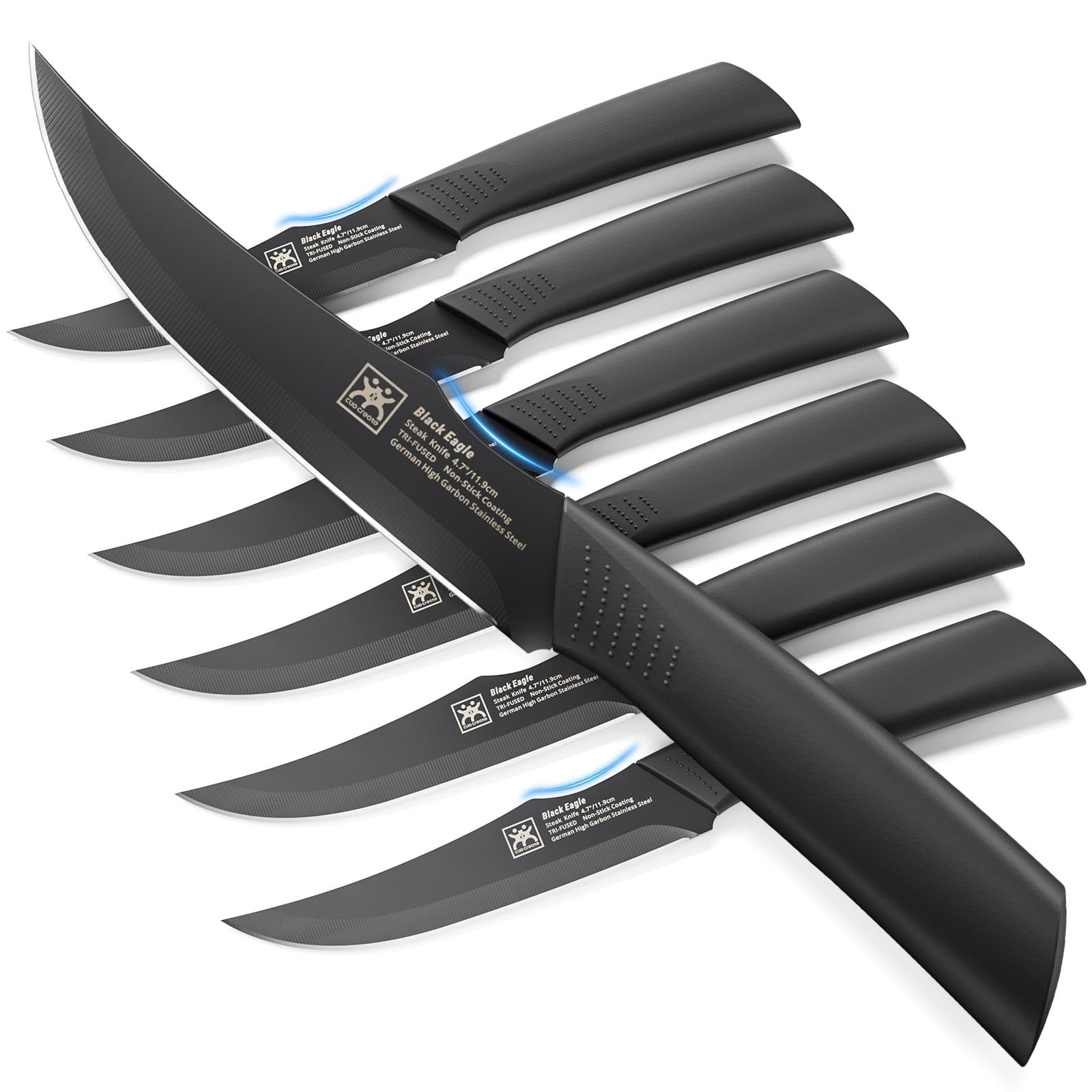 CuoCreate steak knife with ultra-sharp blade delivering effortless, precise cuts