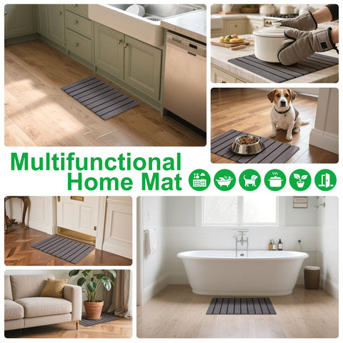 cuomaop mat includes anti-slip mesh for secure countertops.