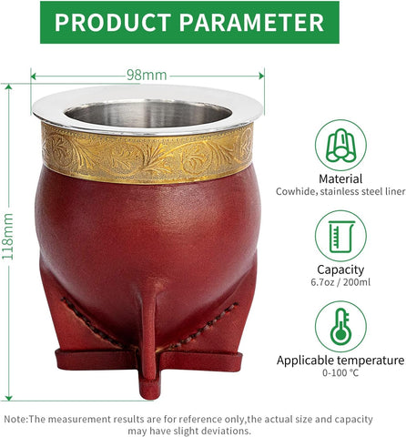 Cuopru Cleaning Brush enables quick sanitation after yerba mate.