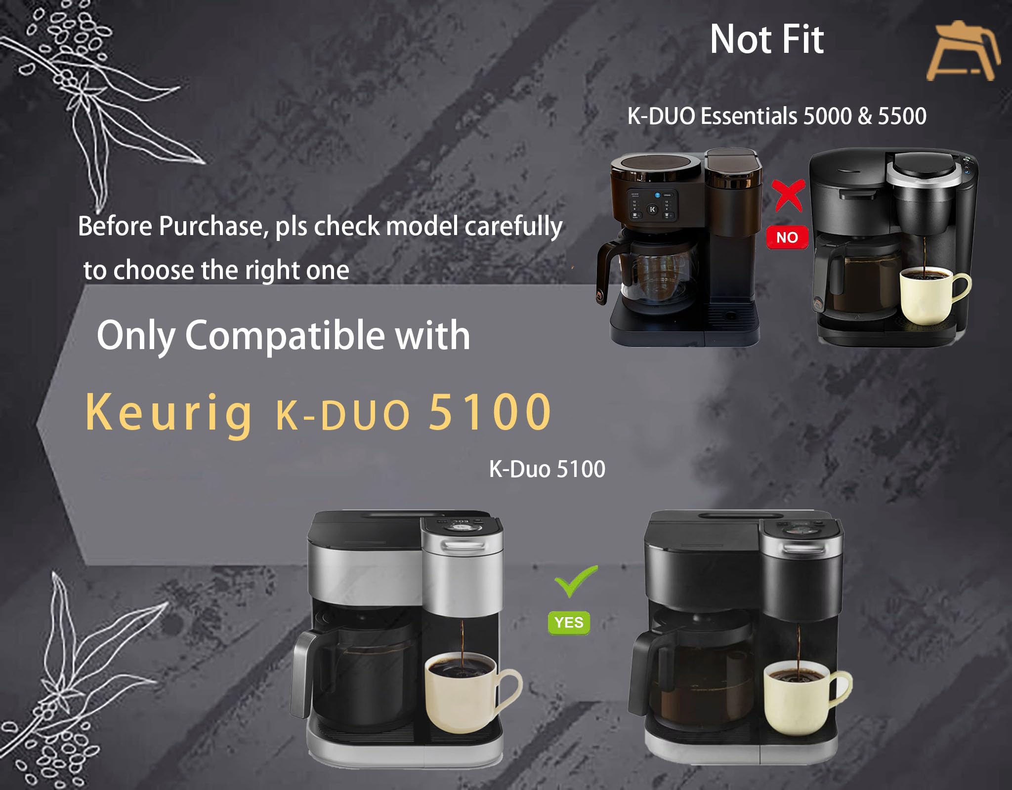 Cupall carafe with black handle close-up for comfortable grip.