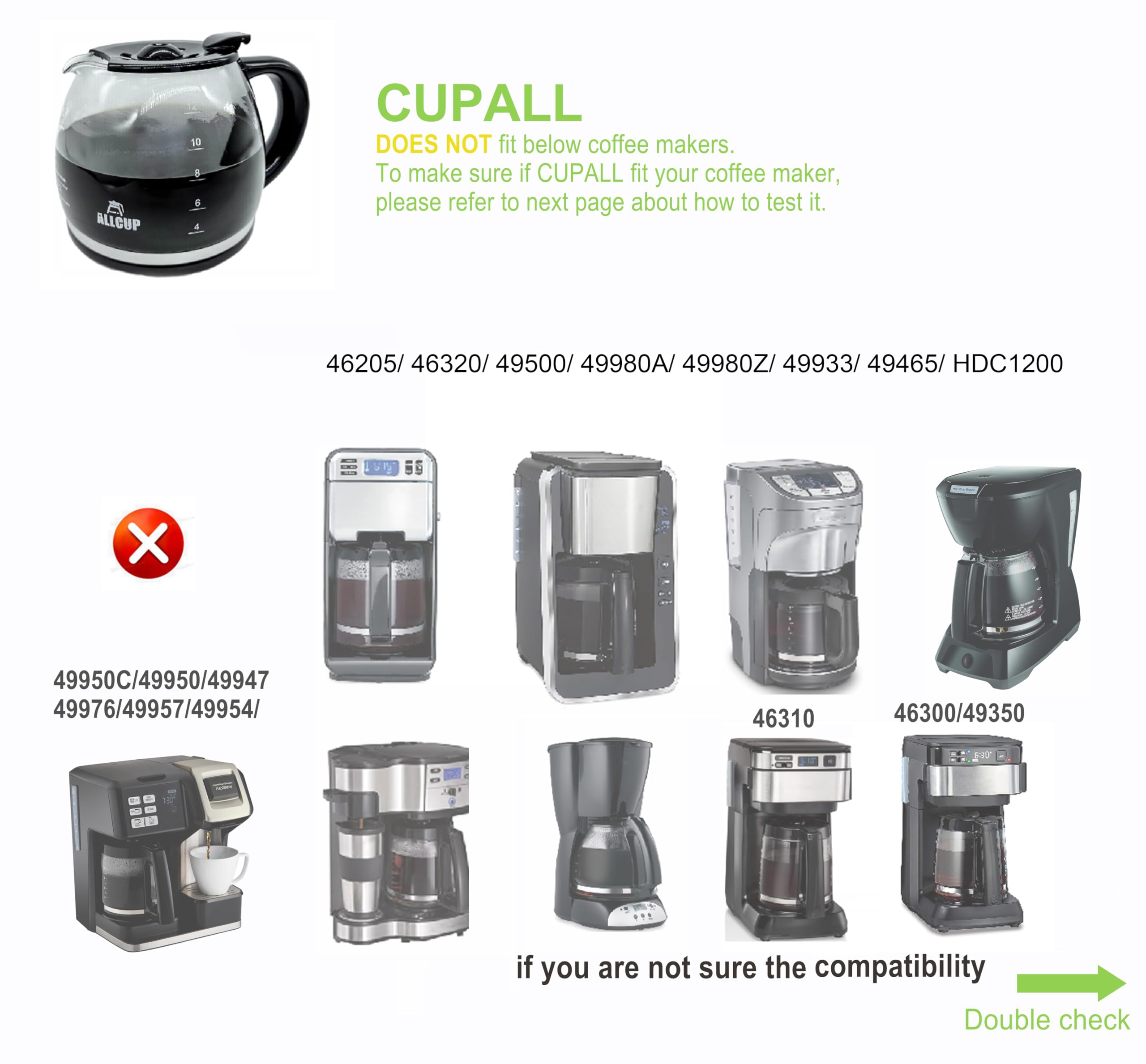 CUPALL tempered glass carafe resists heat for daily use