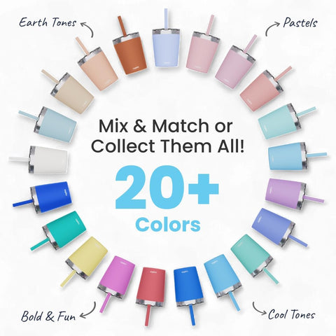 Cupkin stainless steel tumbler dishwasher-safe lids and straw for quick cleanup