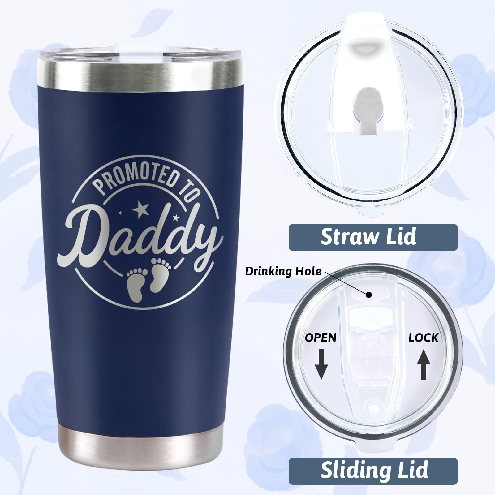 Cuploov BPA-free design keeps beverages safe with sweat-proof, comfortable grips.