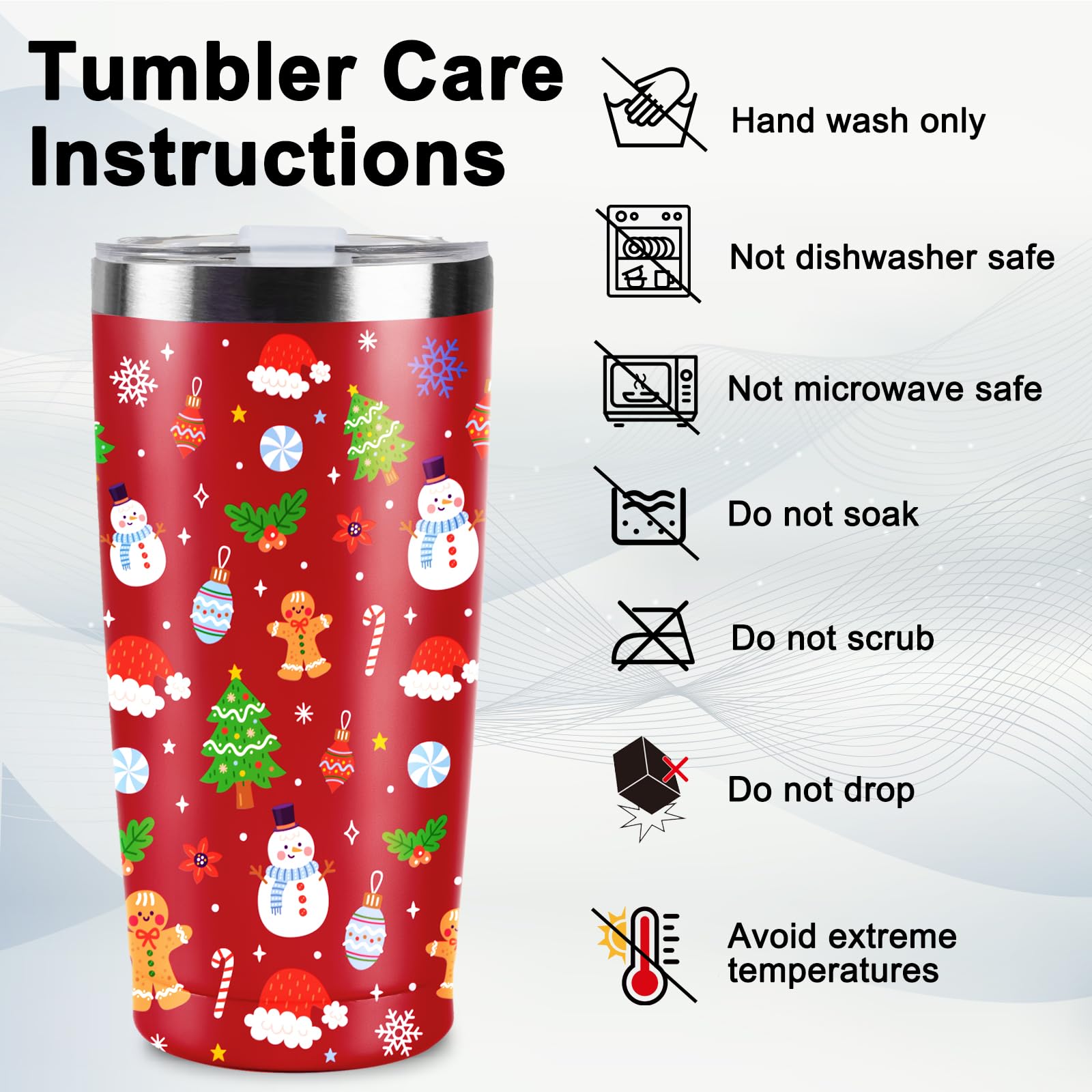 CUPLOOV Christmas tumbler gift pack, ready for gifting.