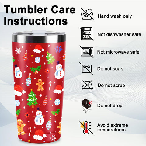CUPLOOV Christmas tumbler gift pack, ready for gifting.