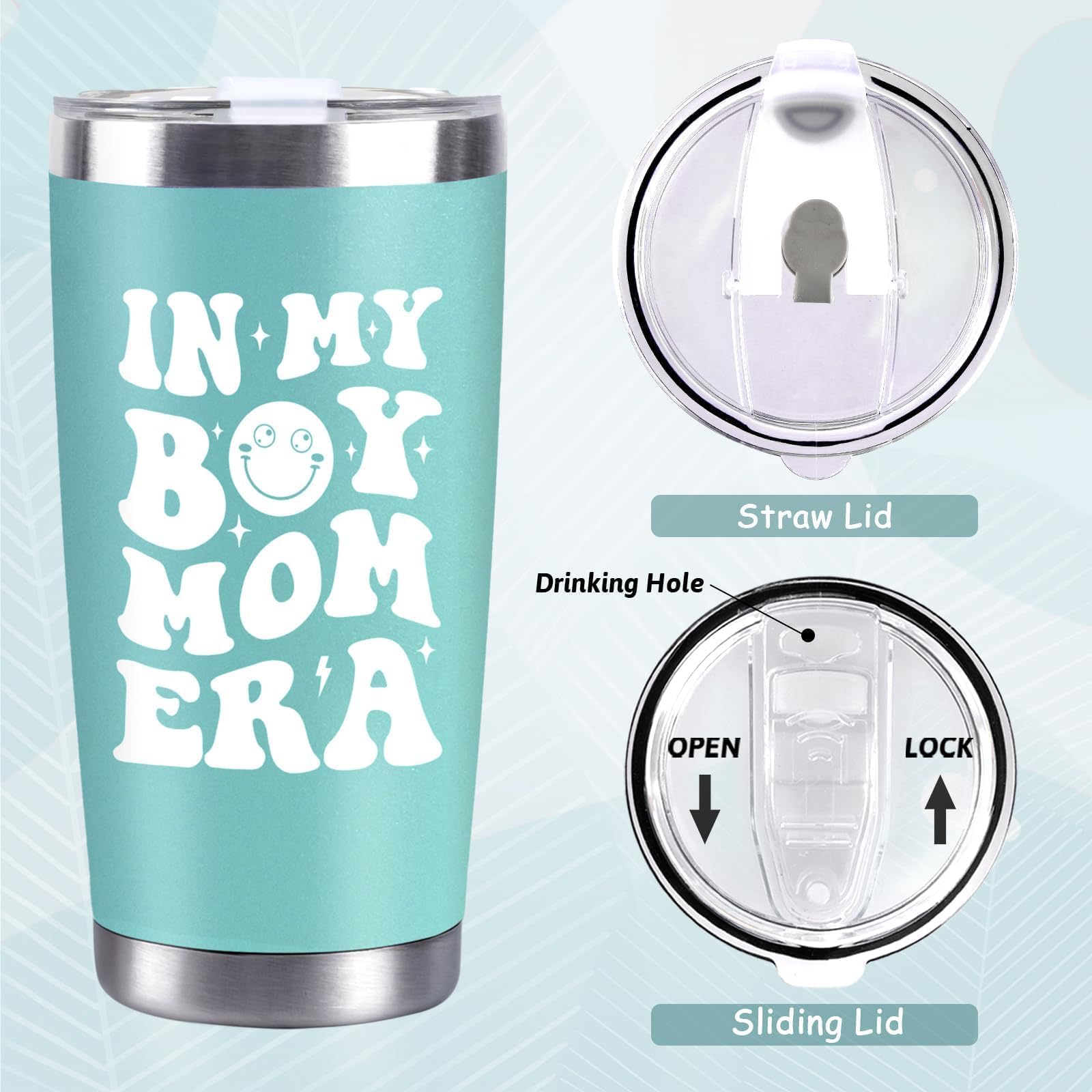 CUPLOOV durable tumbler built for daily use by new moms