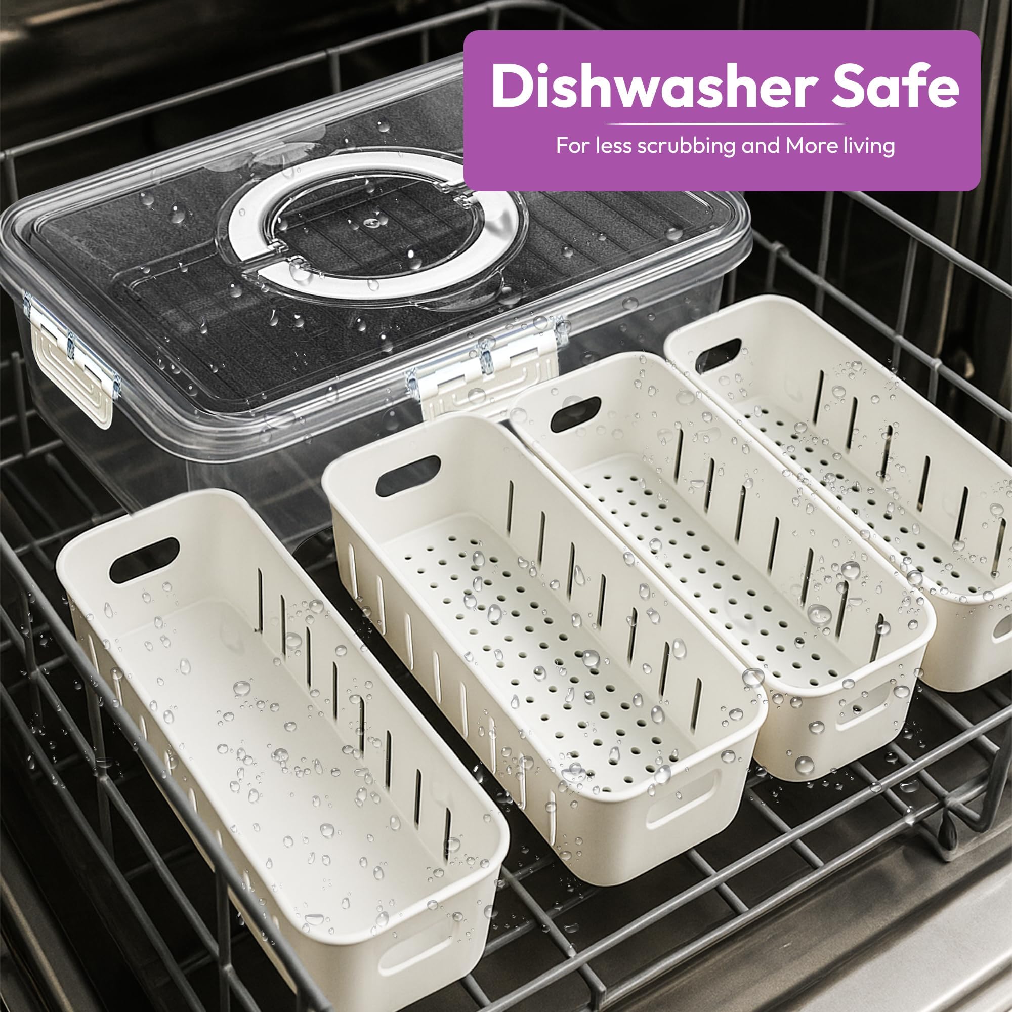 Curiocuterie four-compartment design for organized produce