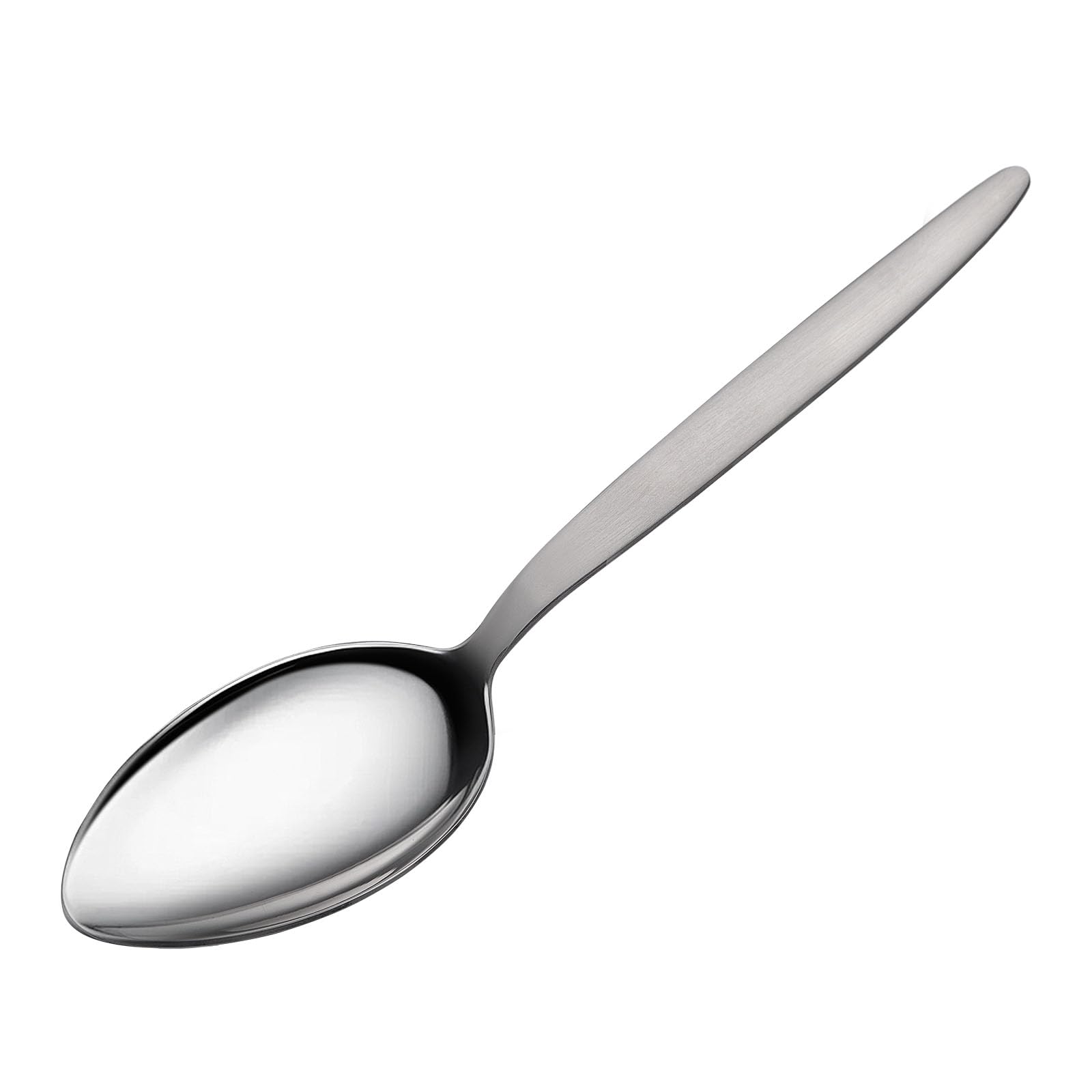 CURISEW Chef Kunz spoon in silver bowl ideal for precise measuring and serving sauces.