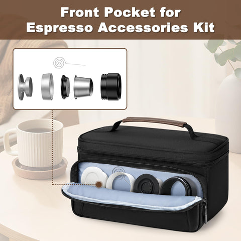 CURMIO capsule-pocket with clear PVC pocket lets you see capsules at a glance