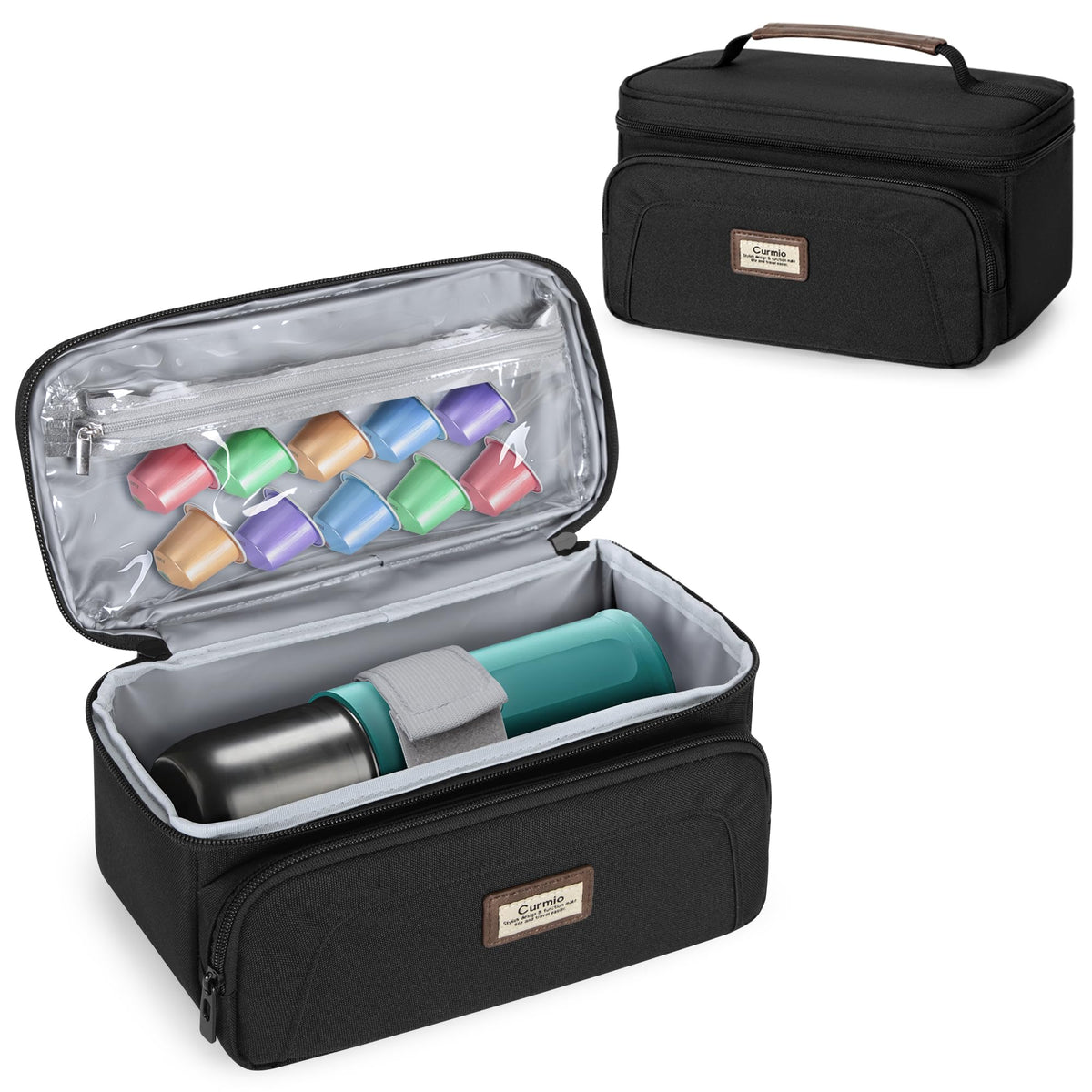 CURMIO carrying case for OutIn Nano compatibility keeps espresso gear protected on travel