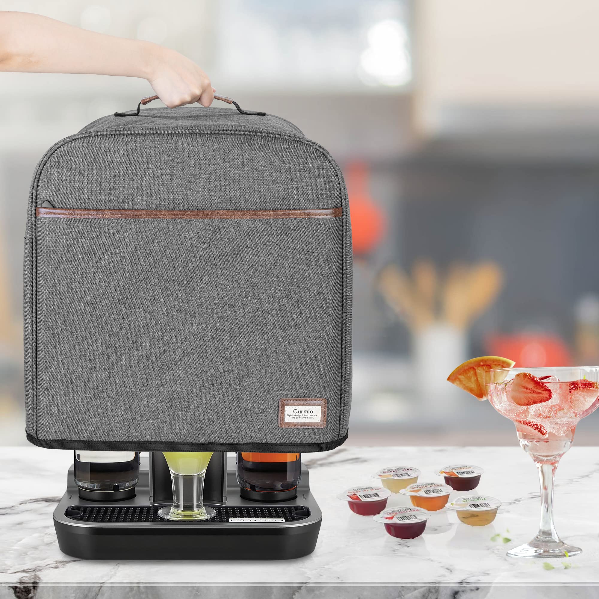 CURMIO dust cover hard wire frame maintains its shape