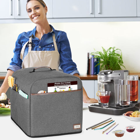 CURMIO dust cover top handle enables easy on/off