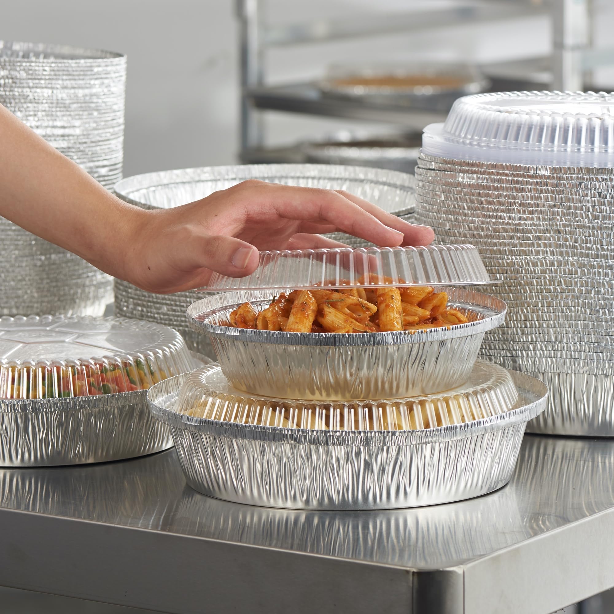 CURTA bulk pack foil pans designed for catering events