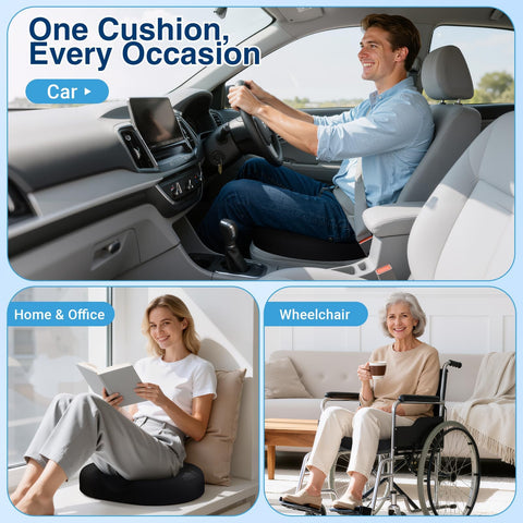 CushZone donut pillow suitable after surgery for gentle seating relief