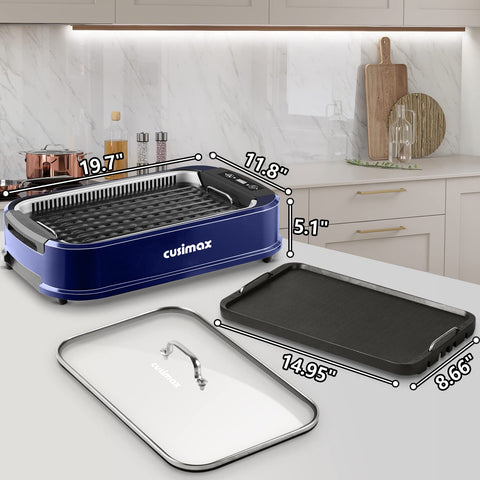 CUSIMAX dishwasher-safe parts simplify maintenance.